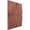 Ekena Millwork 19 5/8in. W x 19 5/8in. H Edinburgh EnduraWall Decorative 3D Wall Panel Covers 2.67 Sq. Ft. WP20X20EDFCP - alternate 3
